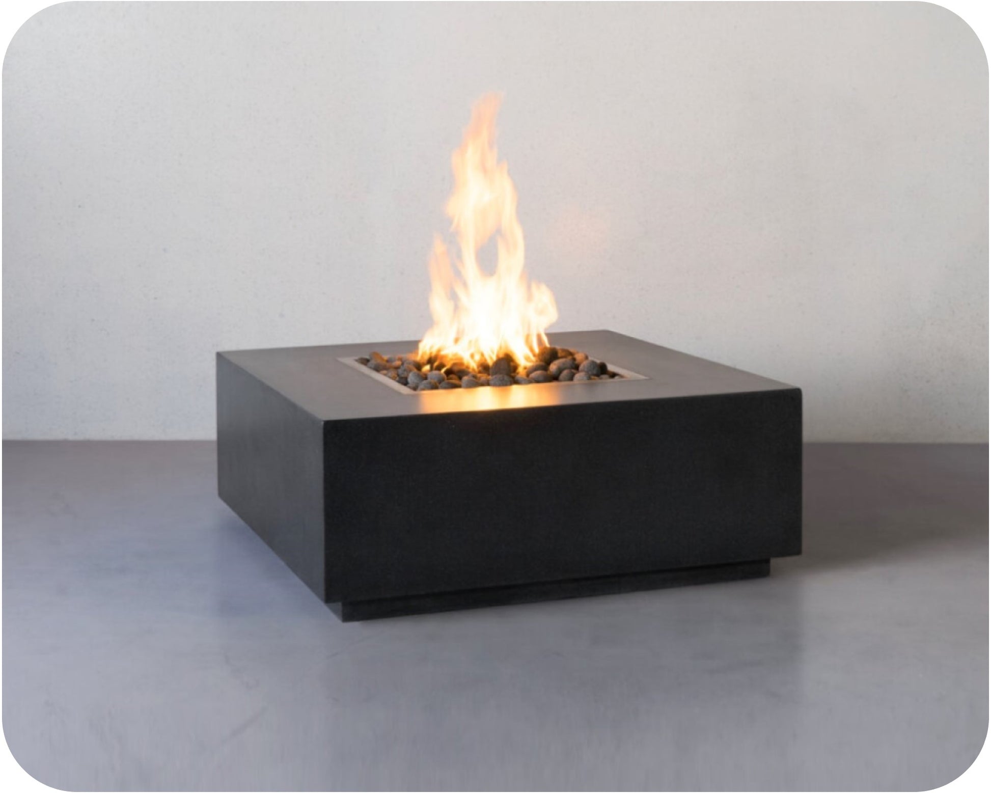 Freedom Fire Pits Biscayne Square Gas Fire Pit Table