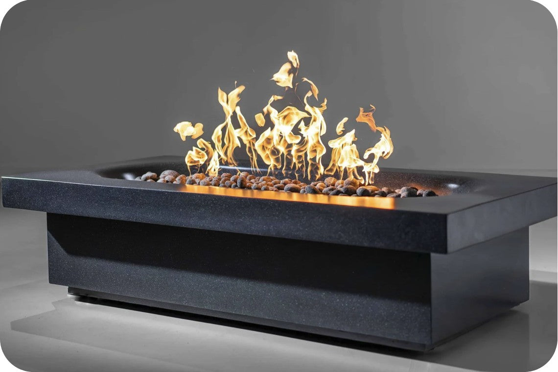 The Freedom Collection Guadalupe Rectangle Gas Fire Pit