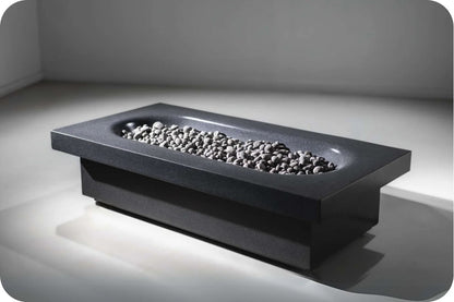 The Freedom Collection Guadalupe Rectangle Gas Fire Pit