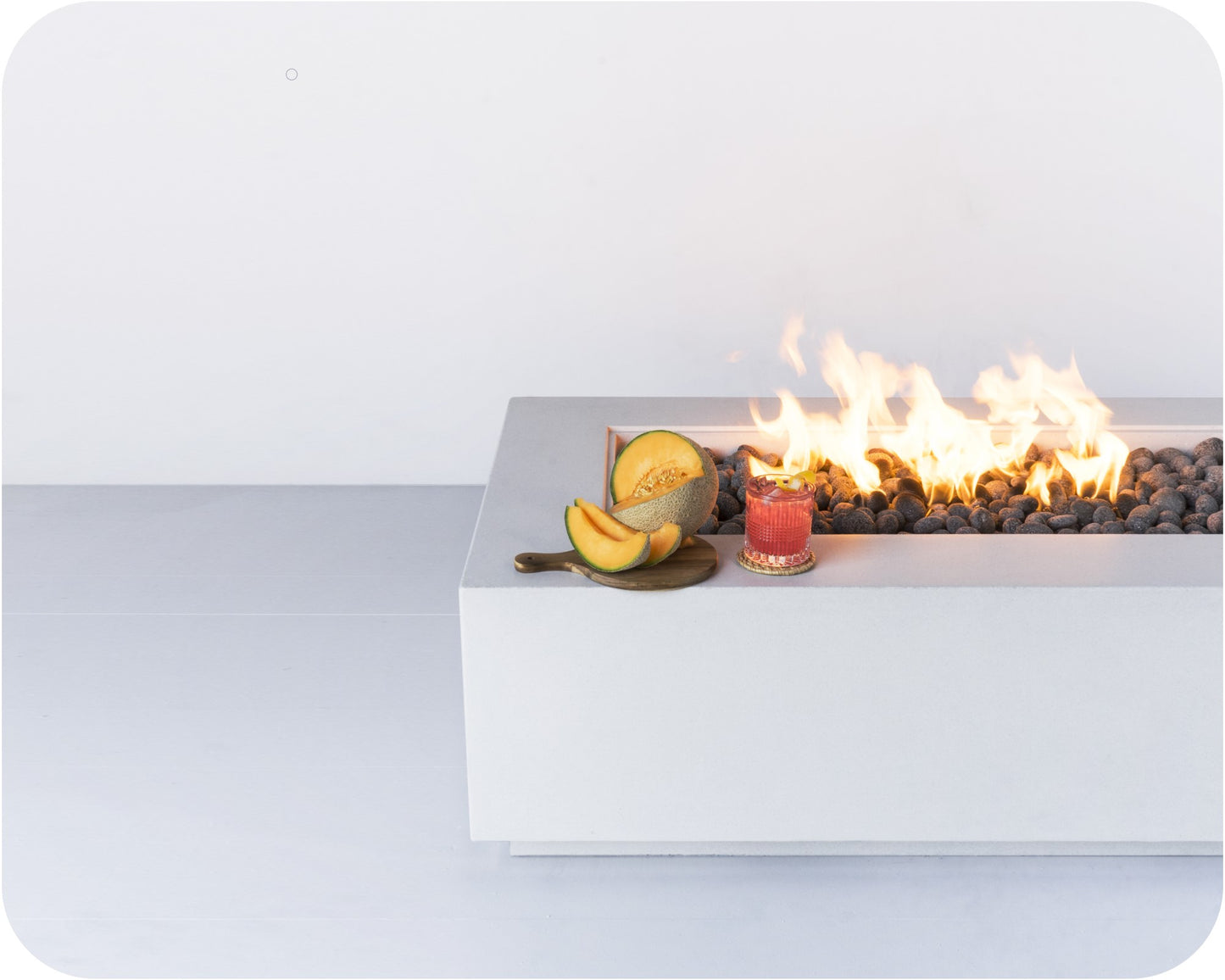 The Freedom Collection Olympic Rectangle Gas Fire Table