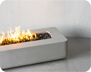 Freedom Fire Pits Olympic Rectangle Gas Fire Pit Table