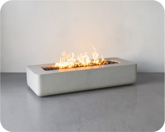 Studio Image of the Olympic Rounded Fire Table