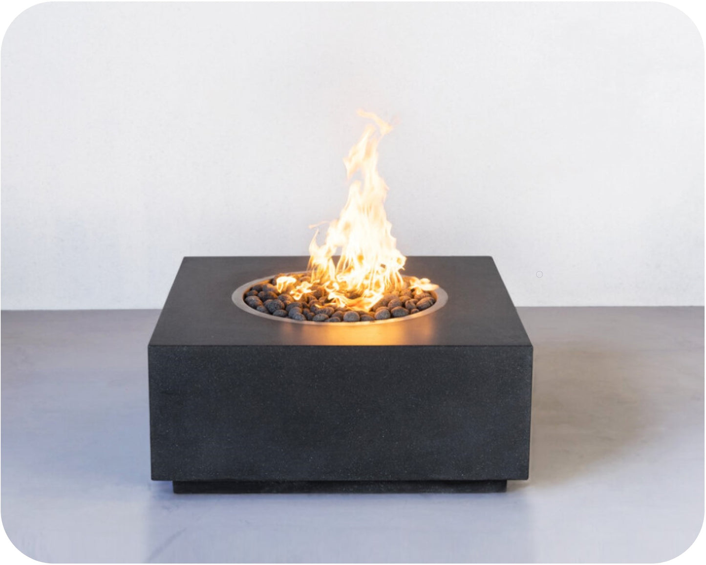 The Freedom Collection Pinnacle Square Gas Fire Table