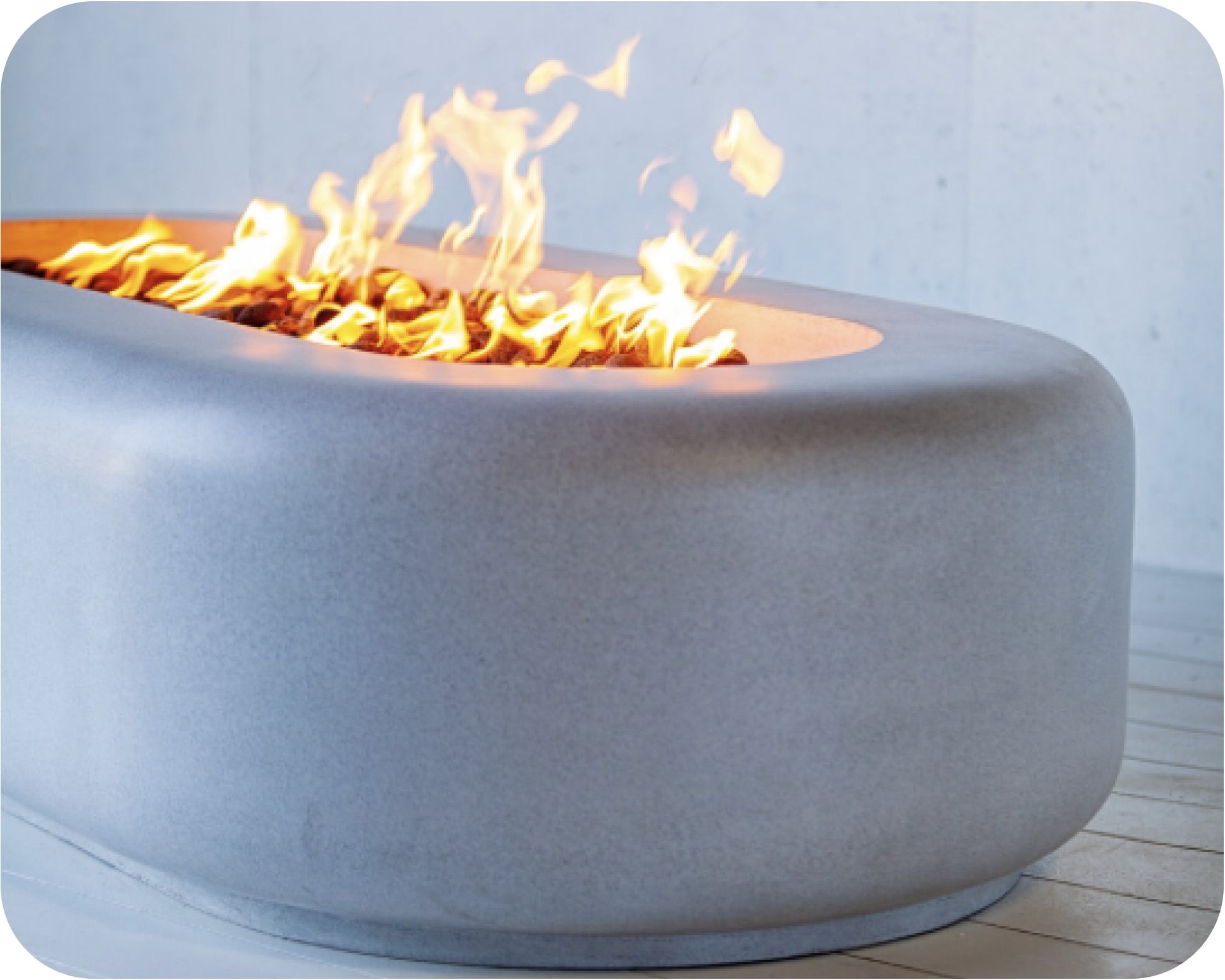 Freedom Fire Pits Rainier Rectangle Gas Fire Pit Table