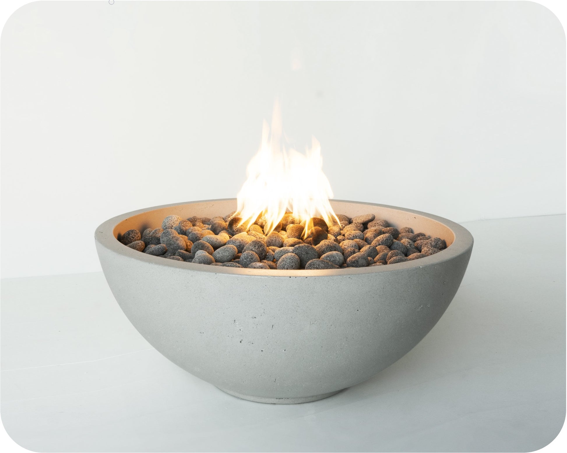 Freedom Fire Pits Saguaro Round Gas Fire Bowl