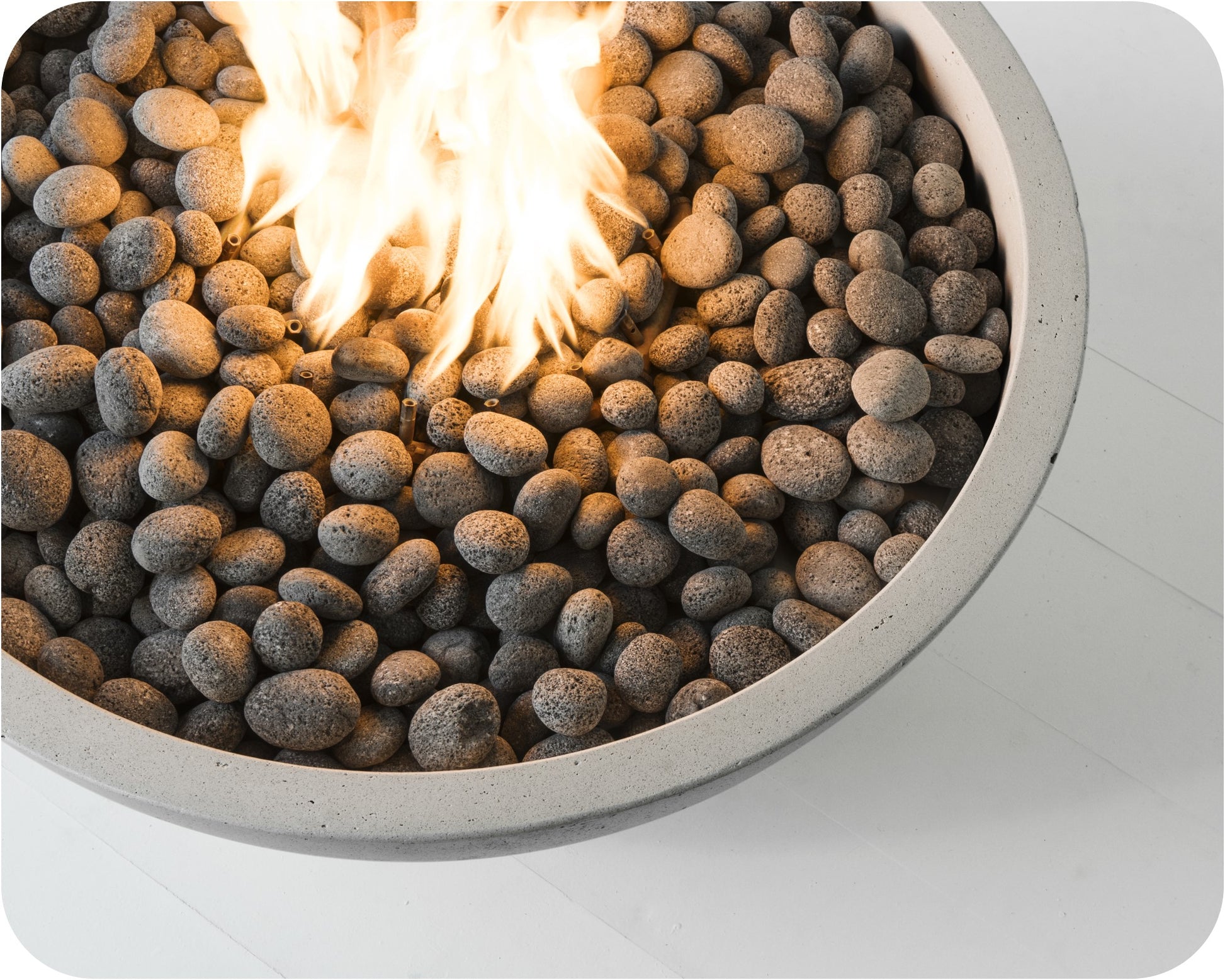 Freedom Fire Pits Saguaro Round Gas Fire Bowl
