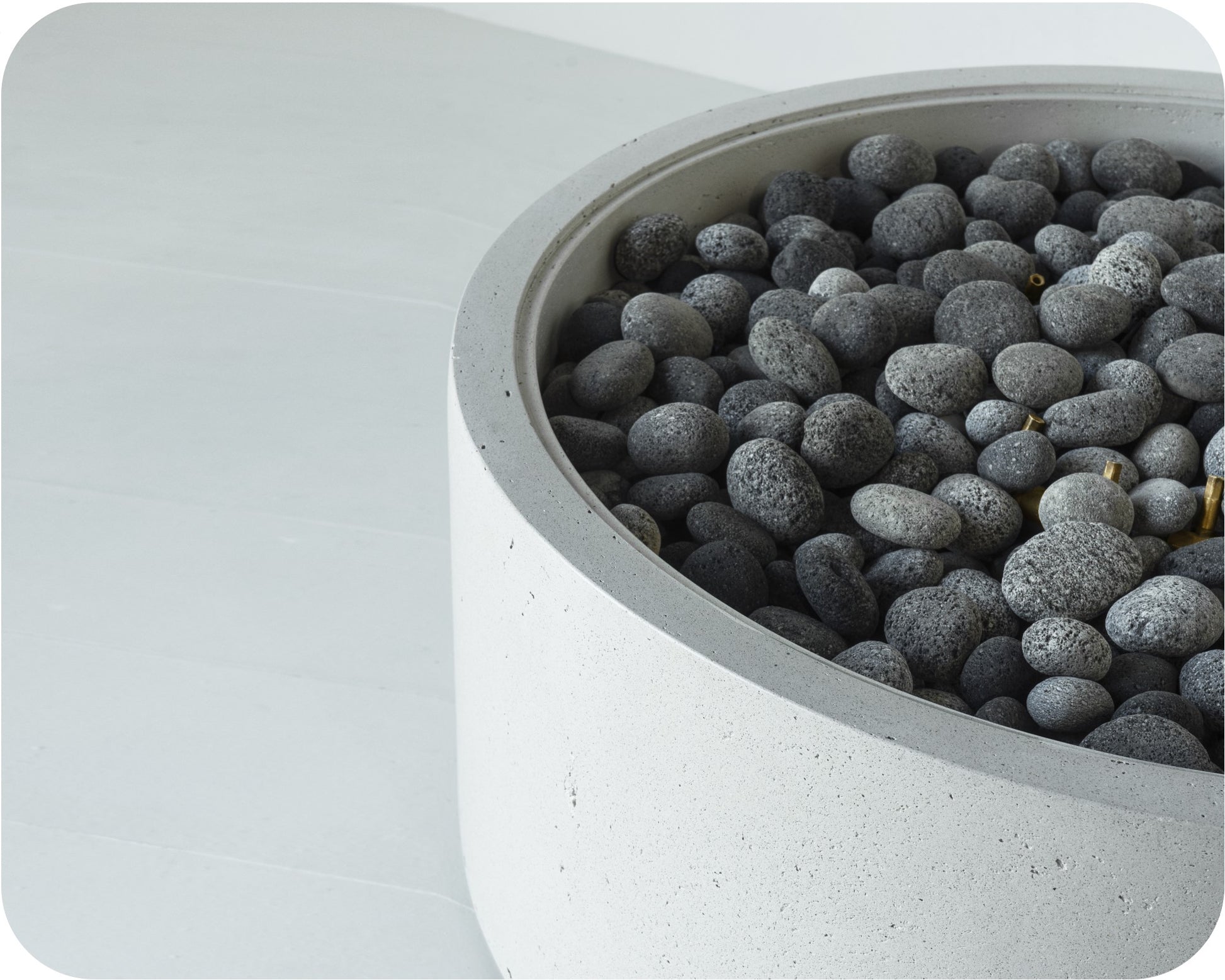 Freedom Fire Pits Teton Round Gas Fire Bowl