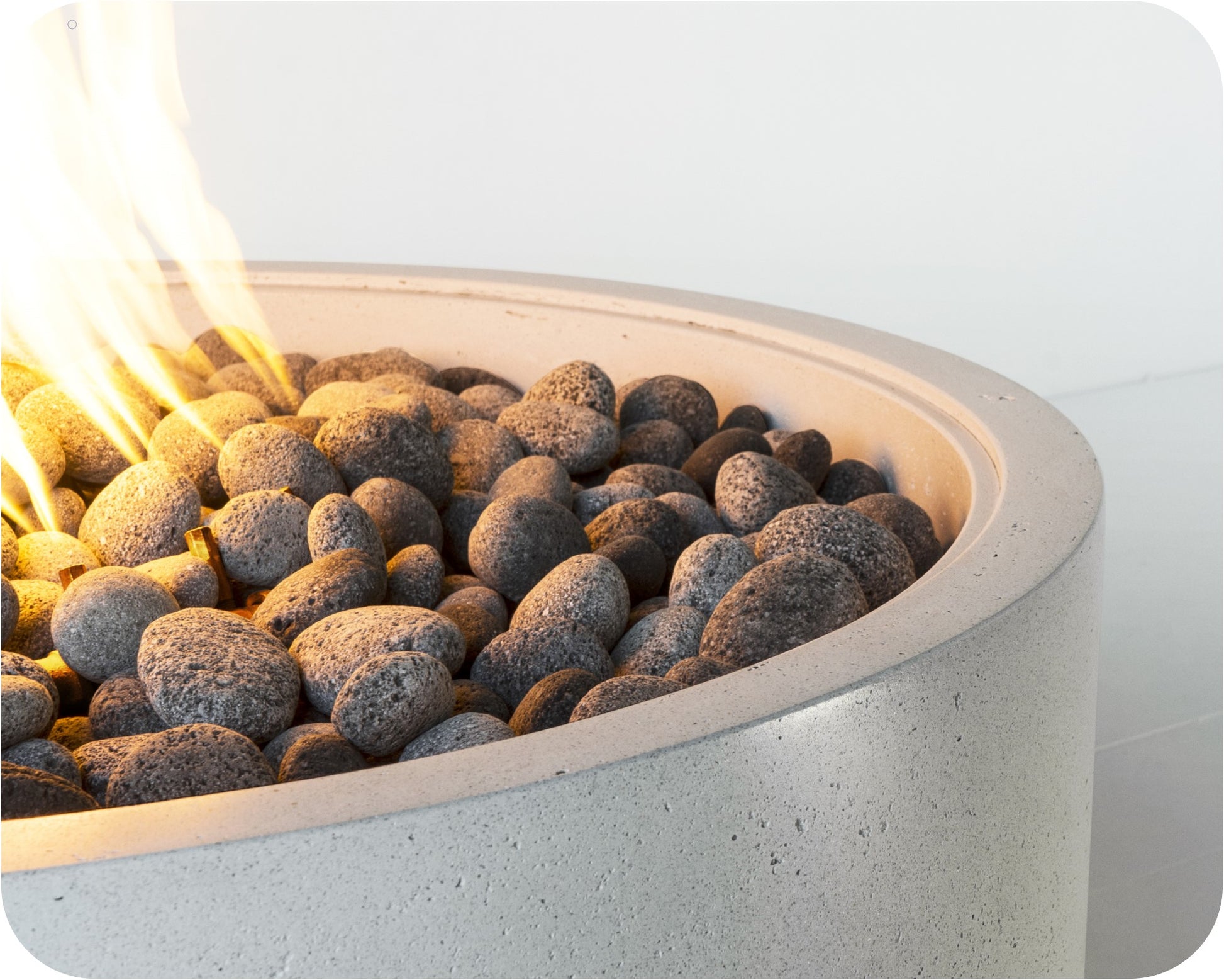 Freedom Fire Pits Teton Round Gas Fire Bowl