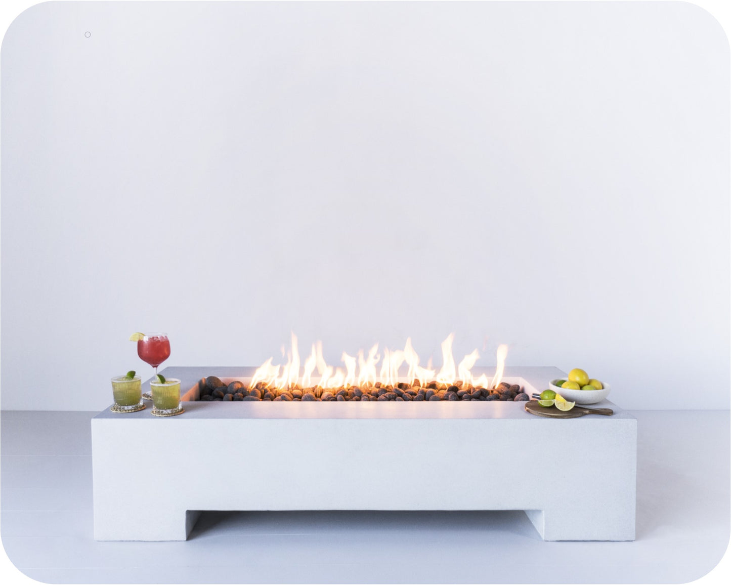 The Freedom Collection Mammoth Rectangle Gas Fire Table