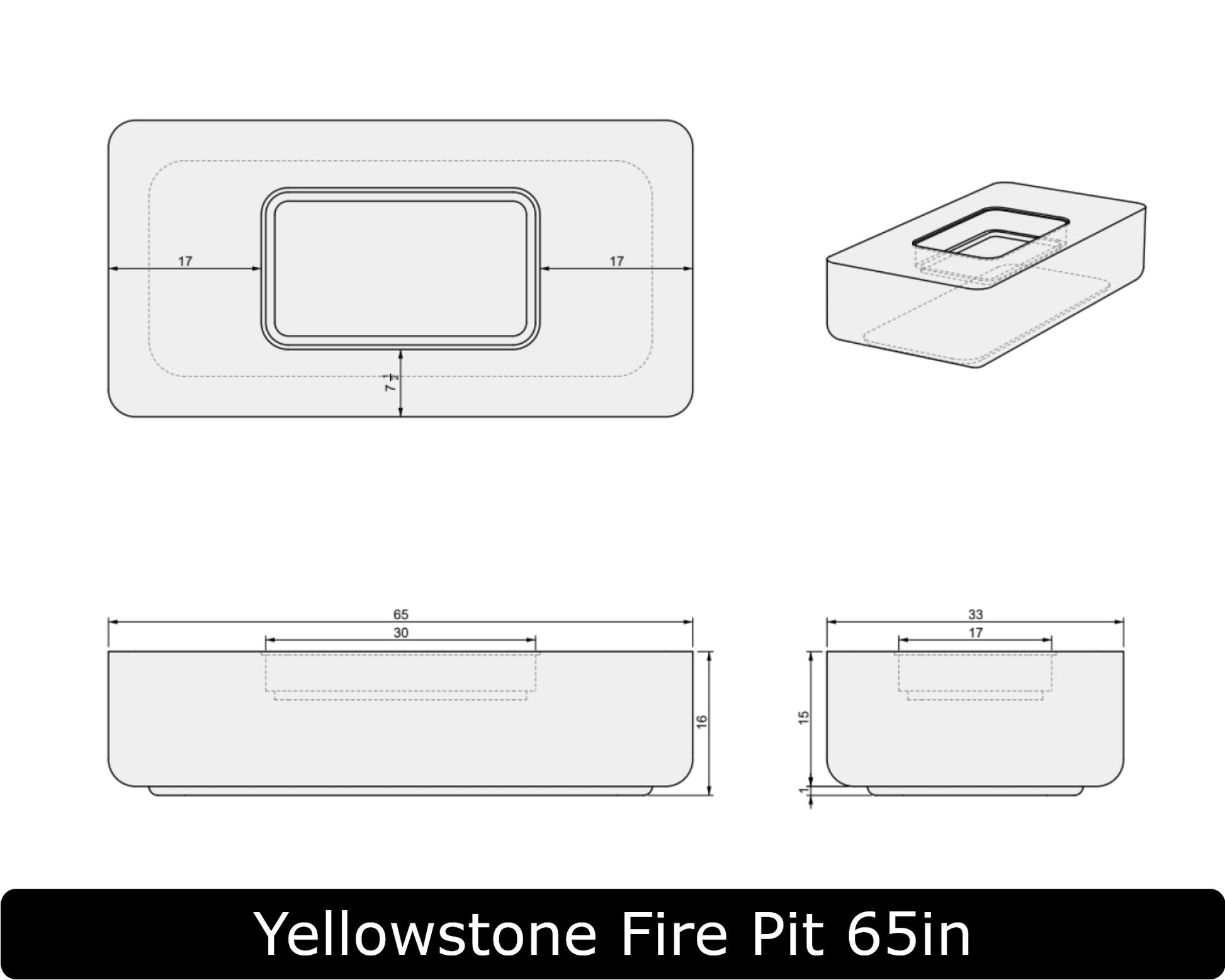 Freedom Fire Pits Yellowstone Gas Fire Pit Table