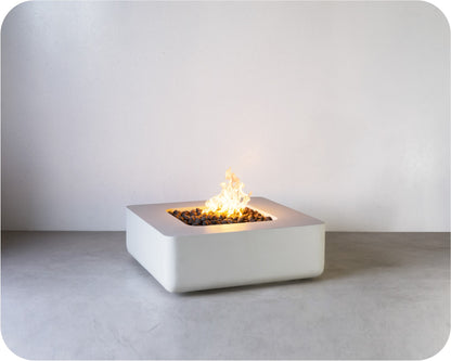 The Freedom Collection Zion Rounded Square Gas Fire Table
