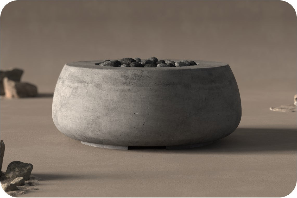 Prism Hardscapes Dune Round Gas Fire Bowl