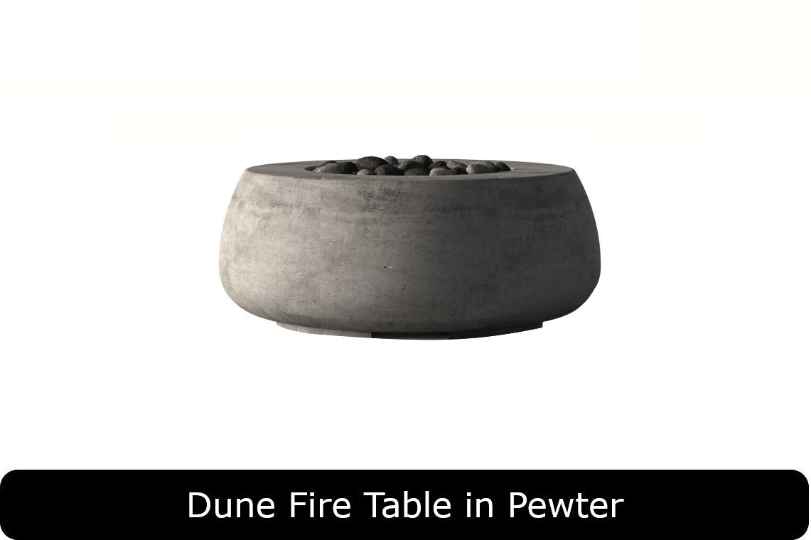 Prism Hardscapes Dune Round Gas Fire Bowl
