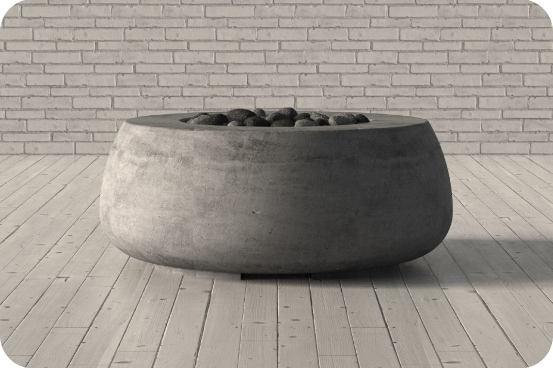 Prism Hardscapes Dune Round Gas Fire Bowl