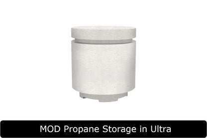MOD Propane Tank Storage in Ultra Concrete Finish