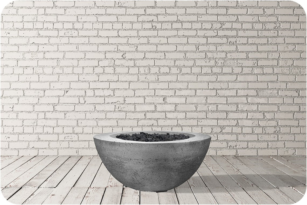 Studio Image of the Moderno 8 Concrete Fire Table