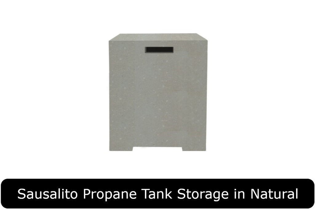 Sausalito Propane Tank Storage in Natural Concrete Finish