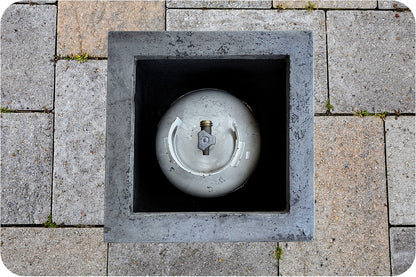 Lifestyle Image of the TAV Propane Tank Storage