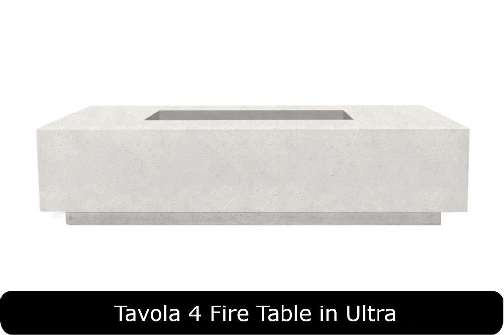 Prism Hardscapes Tavola 66 Slim Rectangle Gas Fire Pit Table