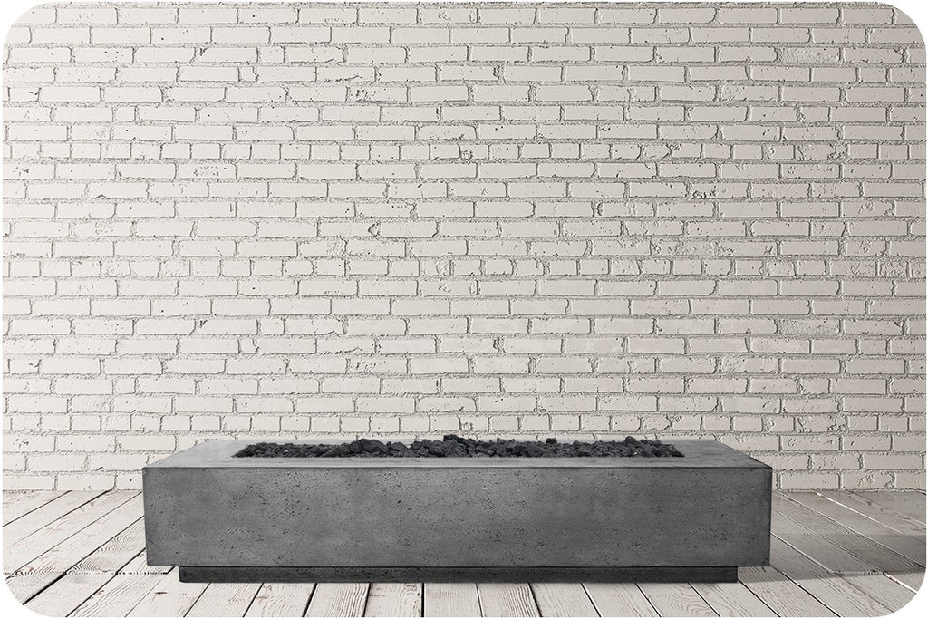 Studio Image of the Tavola 6 Concrete Fire Table