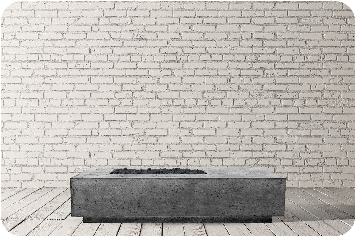 Studio Image of the Tavola 72 Concrete Fire Table